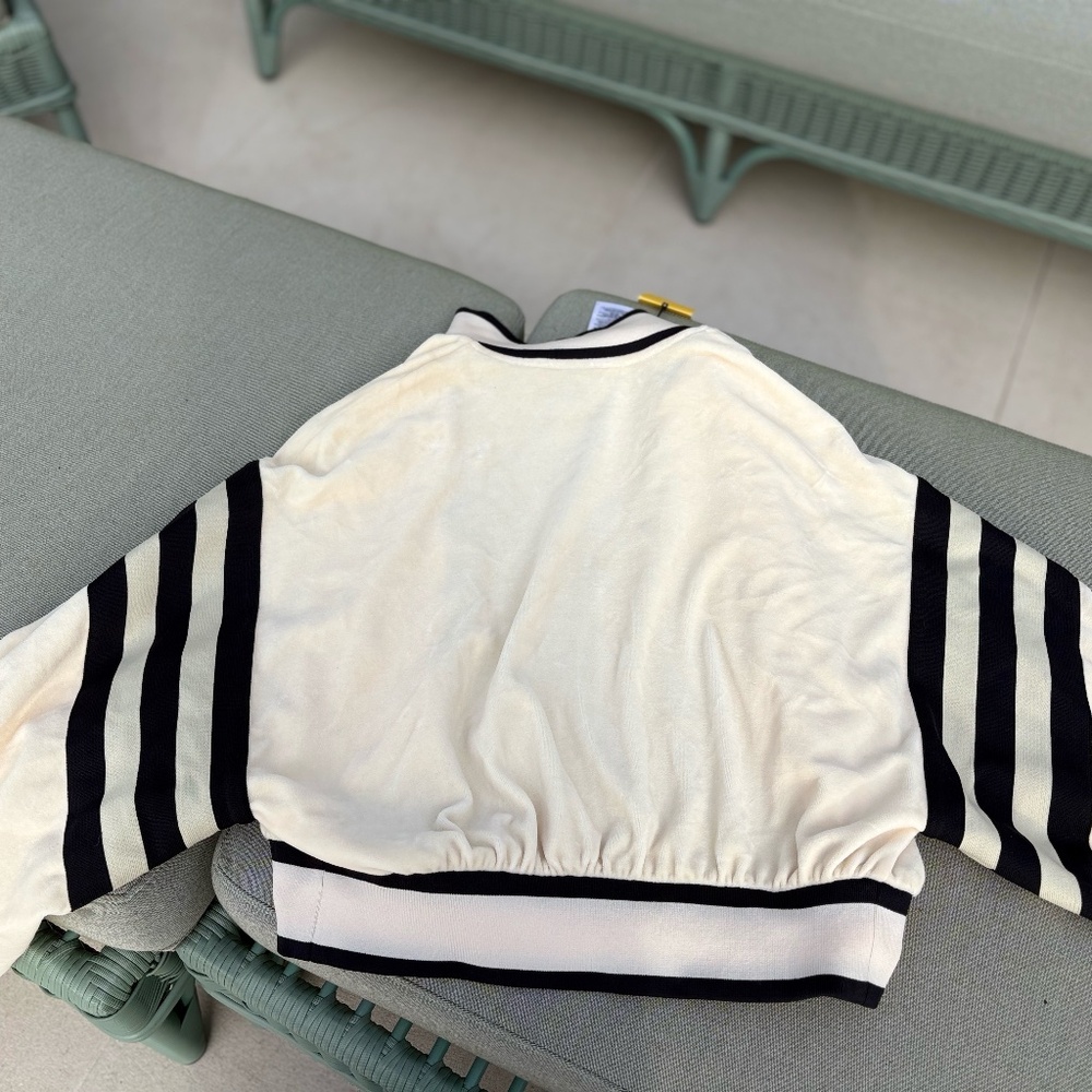 Gucci x Adidas 2023 Velour Bomber Jacket size small - Picture 4 of 8